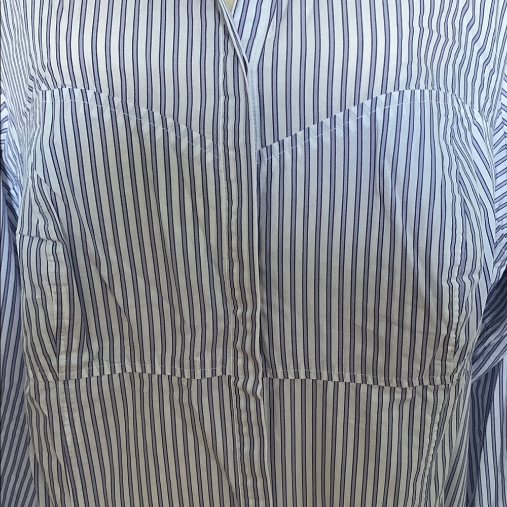 💫ANTHROPOLOGIE MAEVE STRIPED CORSET BLOUSE💫 - Picture 4 of 12